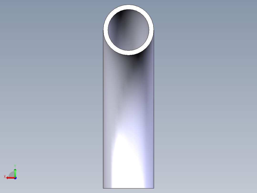 焊接弯头后视图