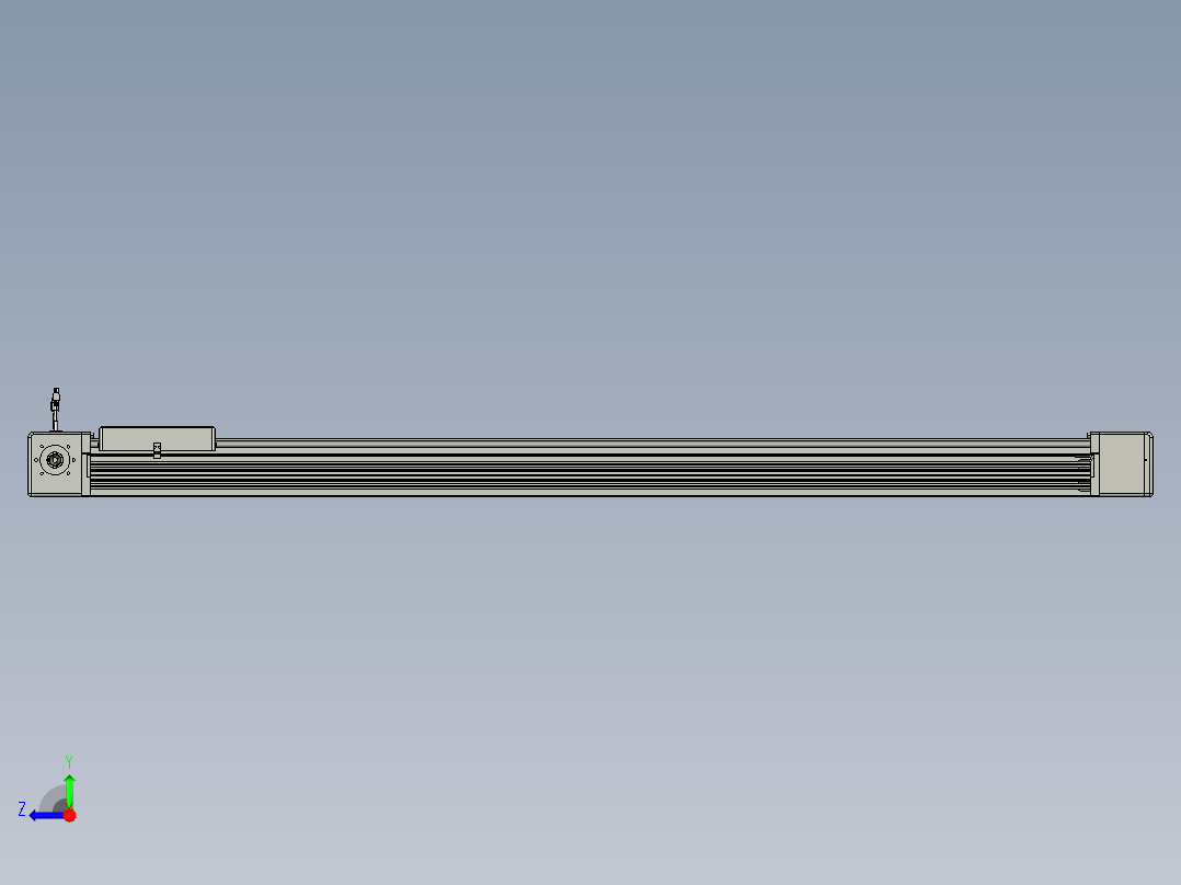 威洛博直线电机模组EB16-L208-S1600-R-ZP75-MS3-5K右视图