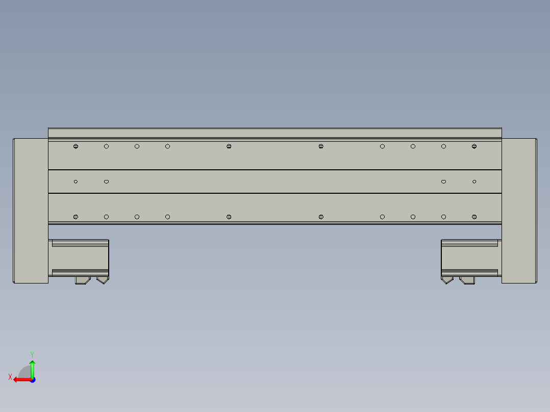 威洛博双电机滑台-VF14D2-S100-BLR-P40-C6后视图