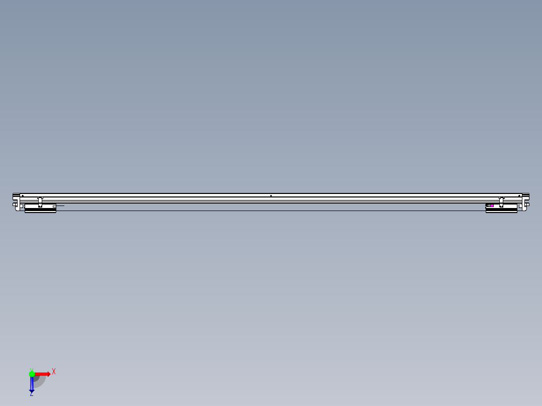 威洛博VL系列直线电机模组-2VL22H2-S2150俯视图