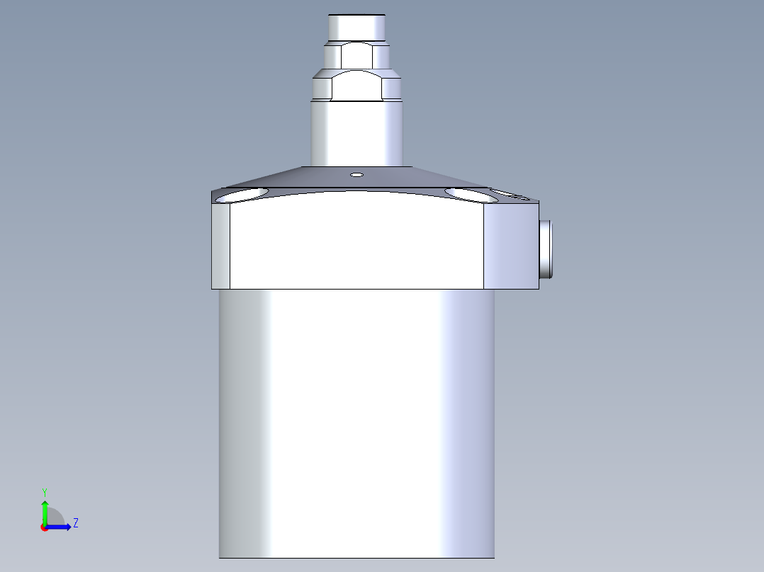KOSMEKLC0902-CxM-E多系列多零件图纸模型左视图
