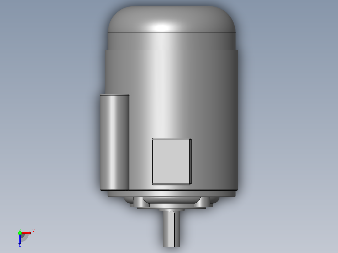 异步电机DJ_YS系列(IP44)_IMB34型_YS-90L-2俯视图