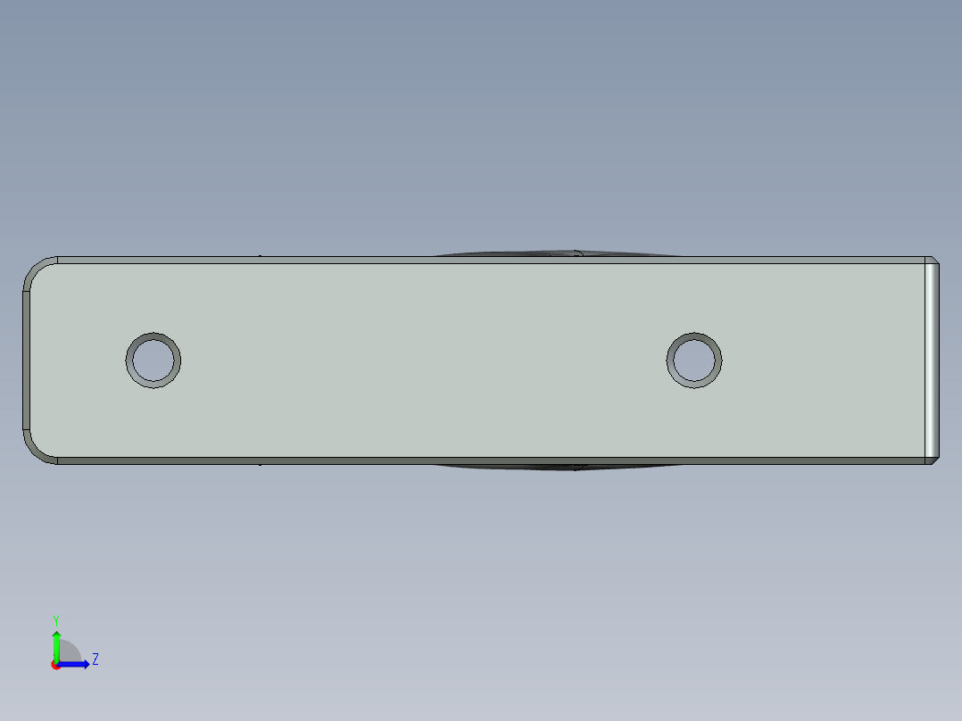 三角支架左视图