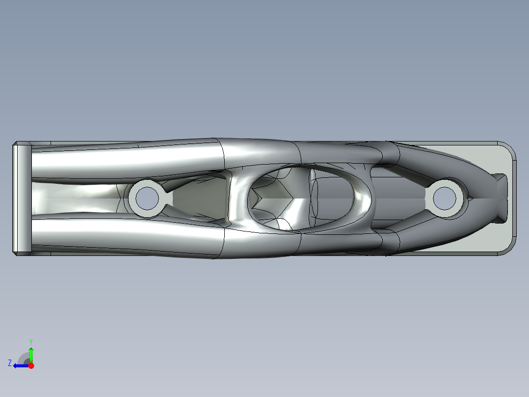 三角支架右视图