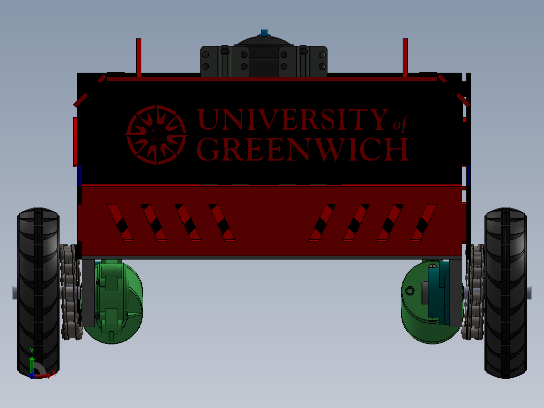 消防机器人前视图