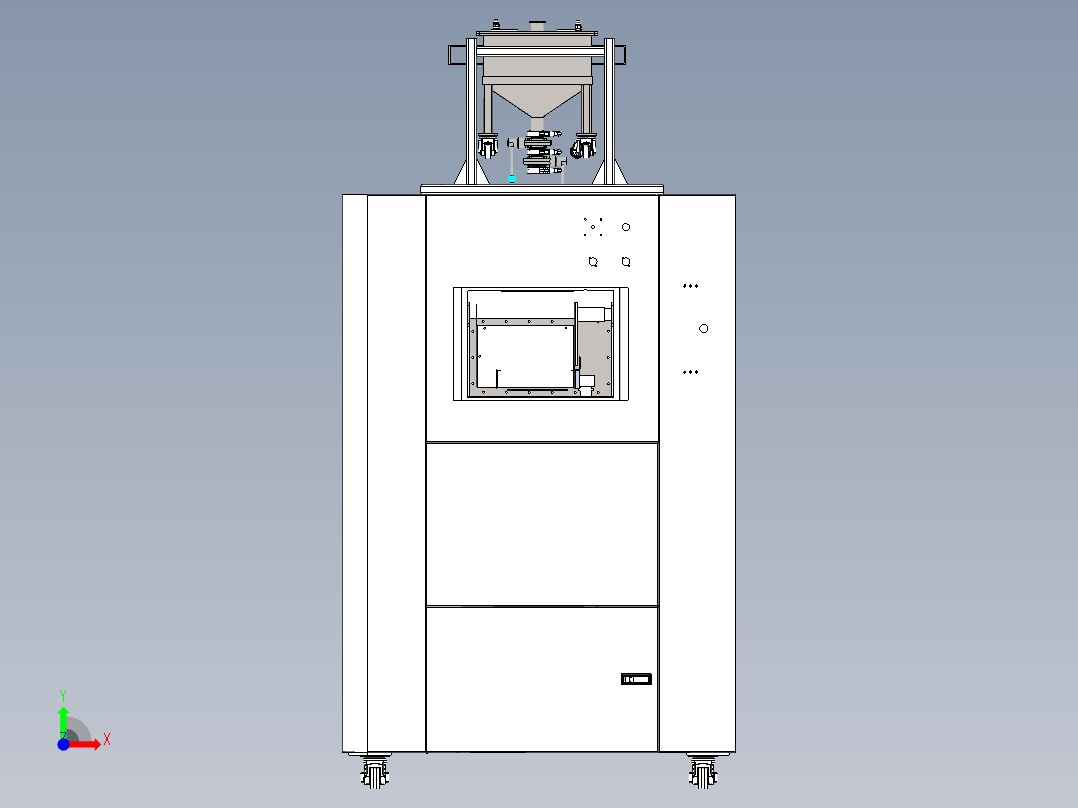 220长缸版钣金前视图