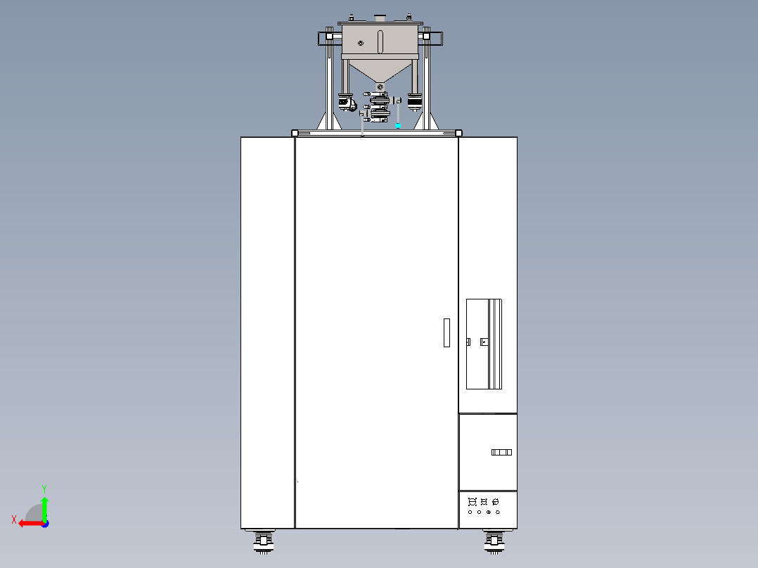 220长缸版钣金后视图