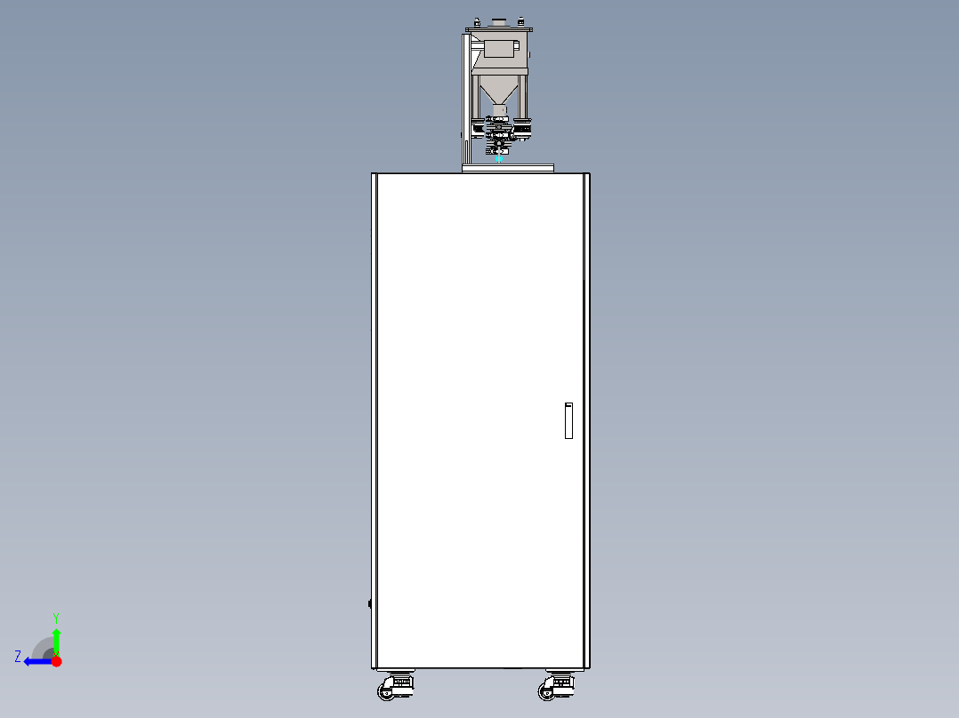 220长缸版钣金右视图