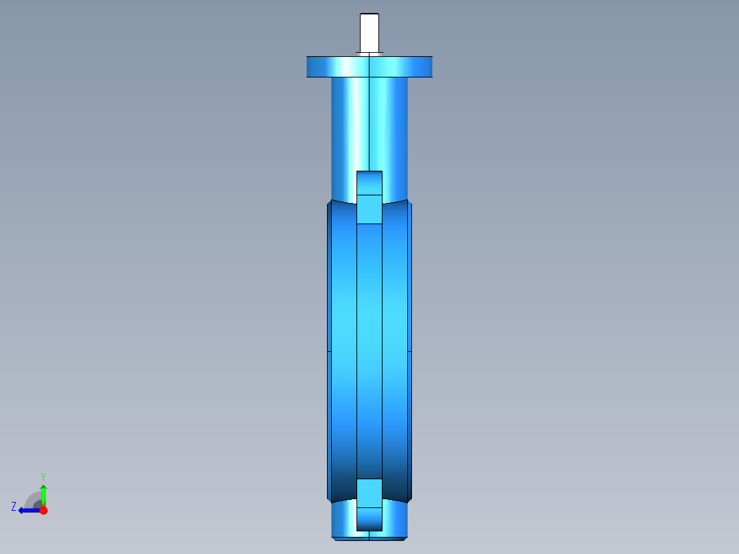 阀门模型WD71X-I_[150]右视图
