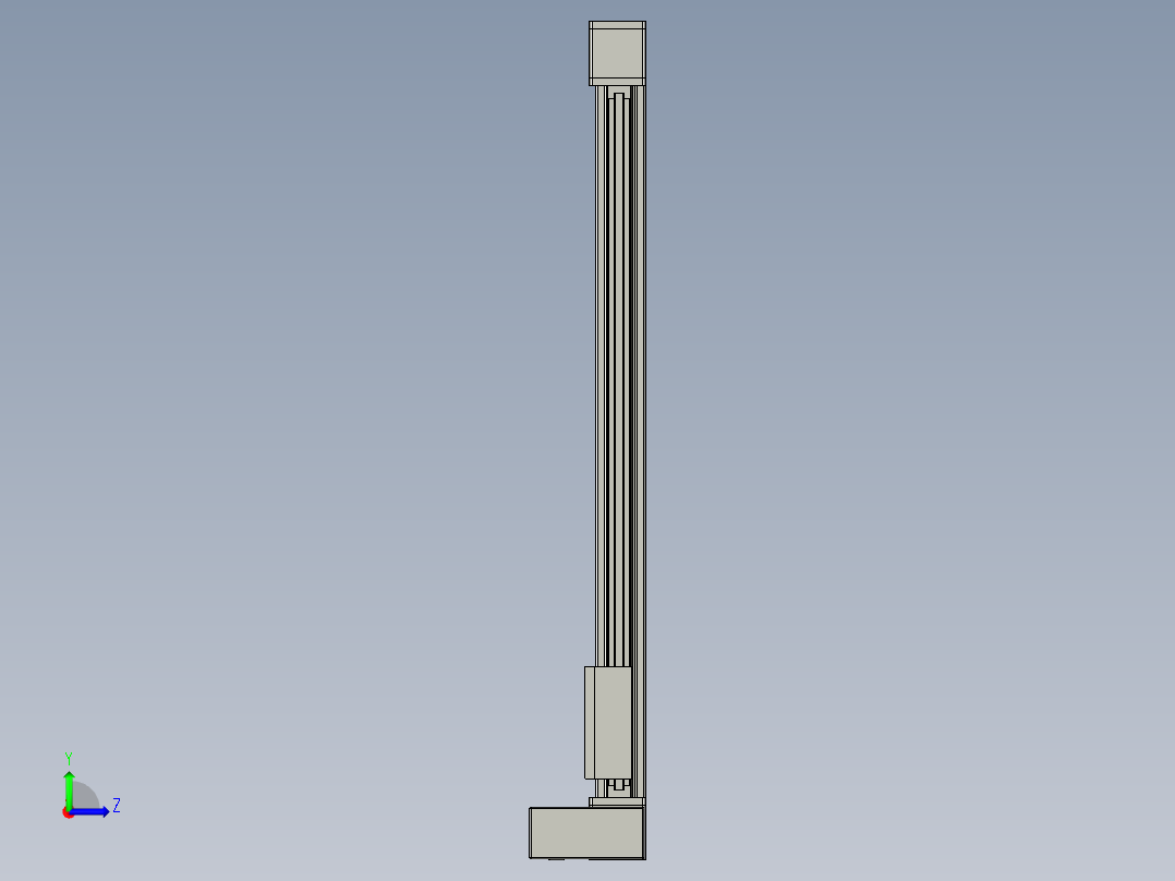 欧规系列-GB8-L96-S900-BLU-P40-MS3左视图