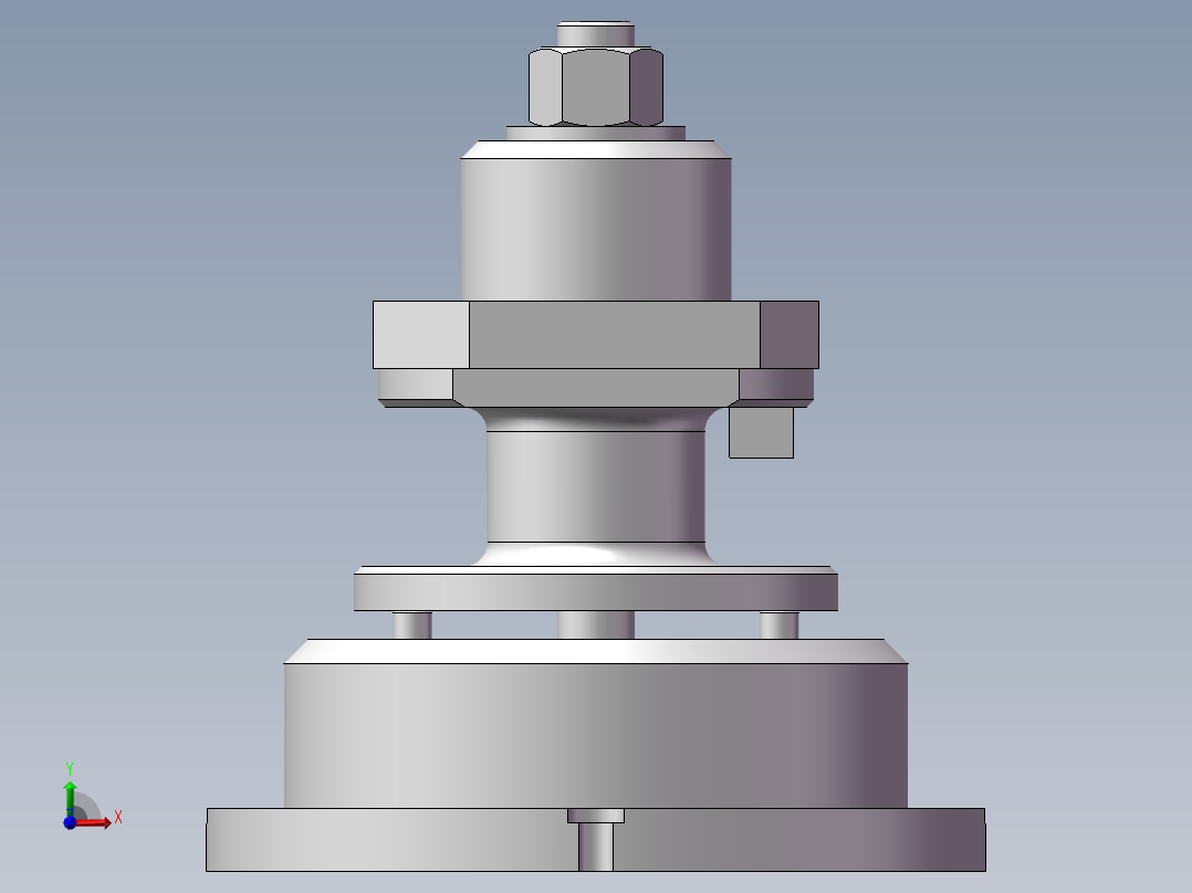 831004法兰盘加工工艺及钻4-φ9孔夹具设计【含三维】前视图