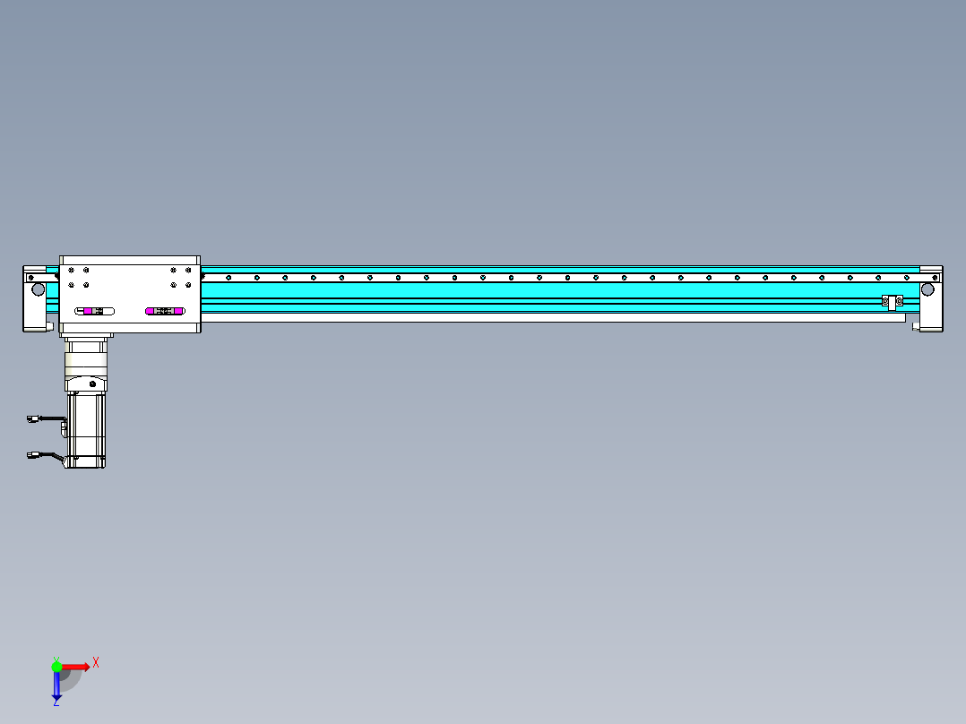 威洛博VG 系列模组VG10Z-L50π-S1500-BC-ZP75B-C3-K俯视图