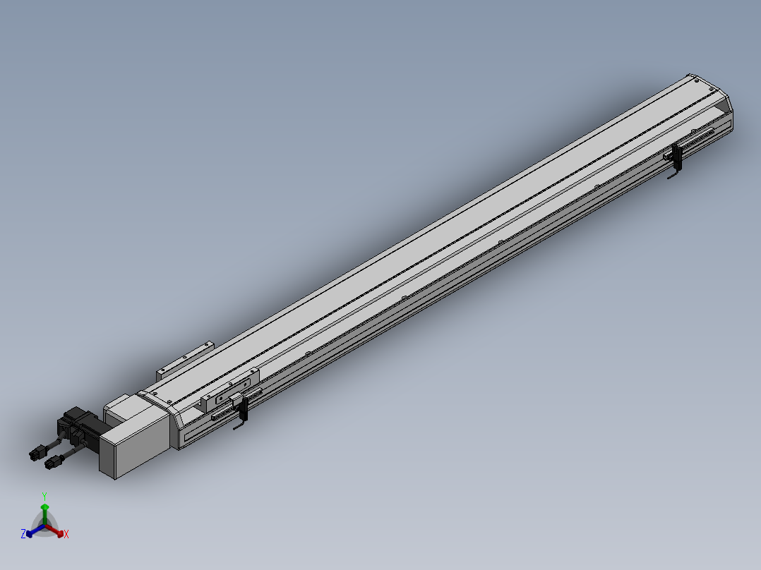精密模组MT100-L78-900-R-M10-C4正等轴测图