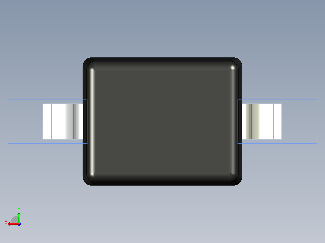 分立半导体元件封装-SC-76A后视图