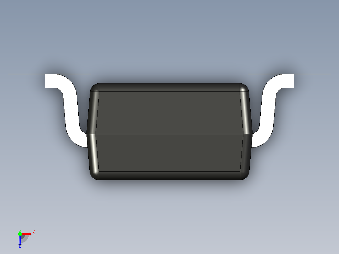 分立半导体元件封装-SC-76A俯视图