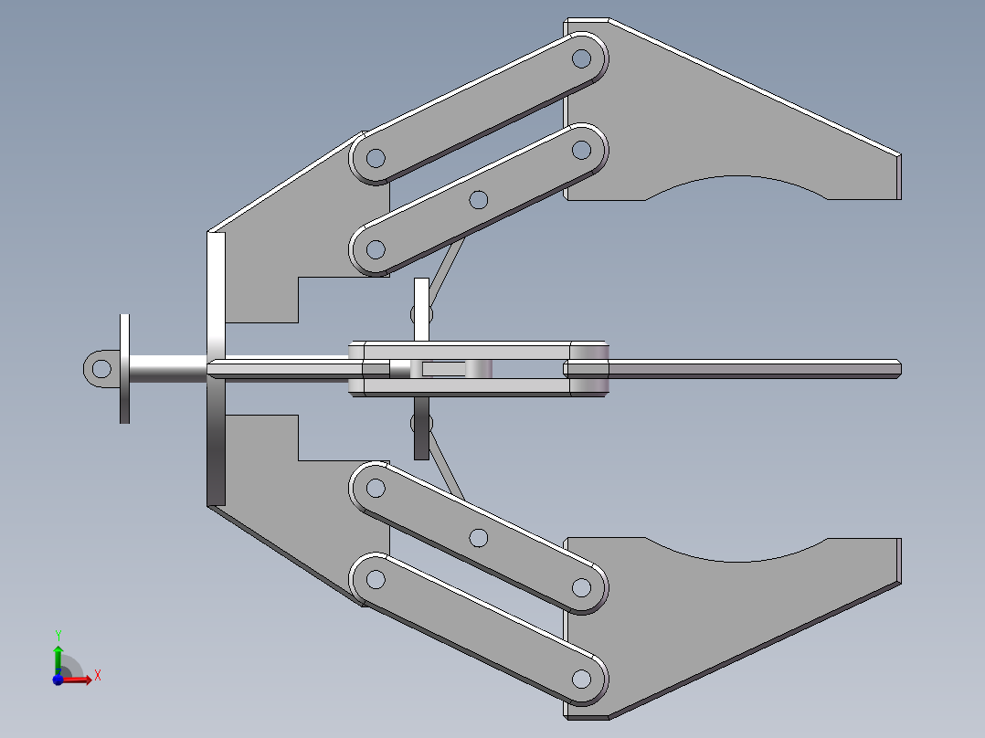 sw机械夹爪前视图