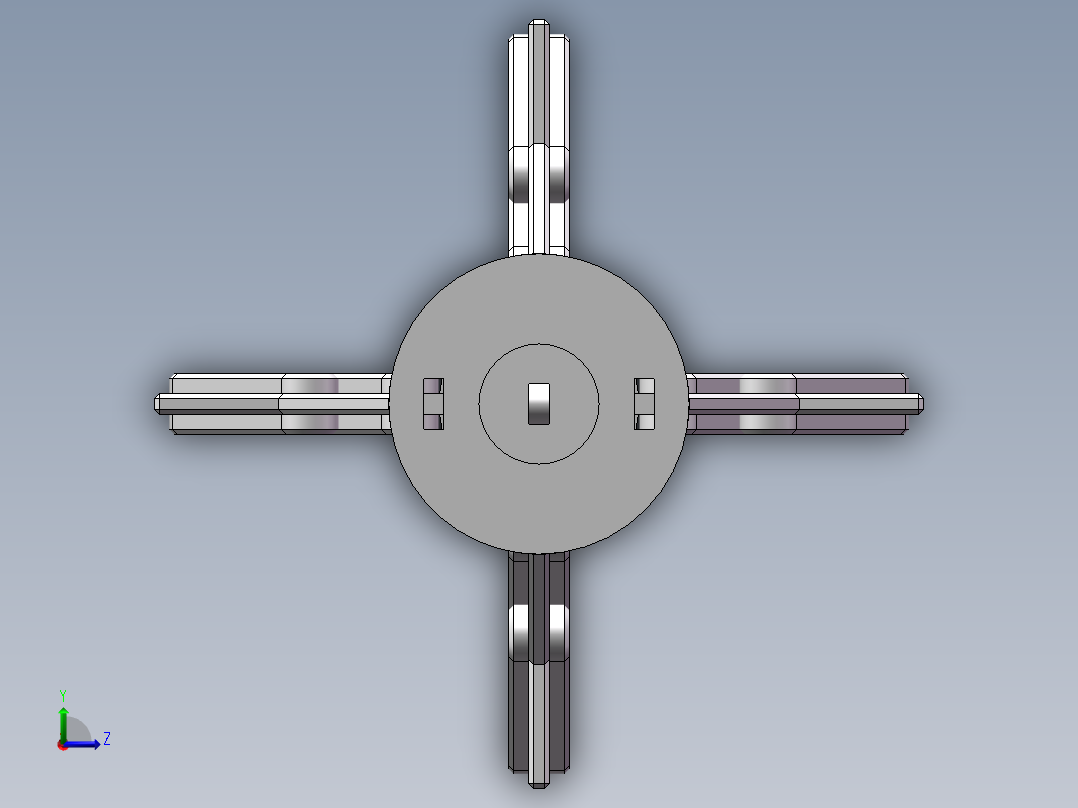 sw机械夹爪左视图