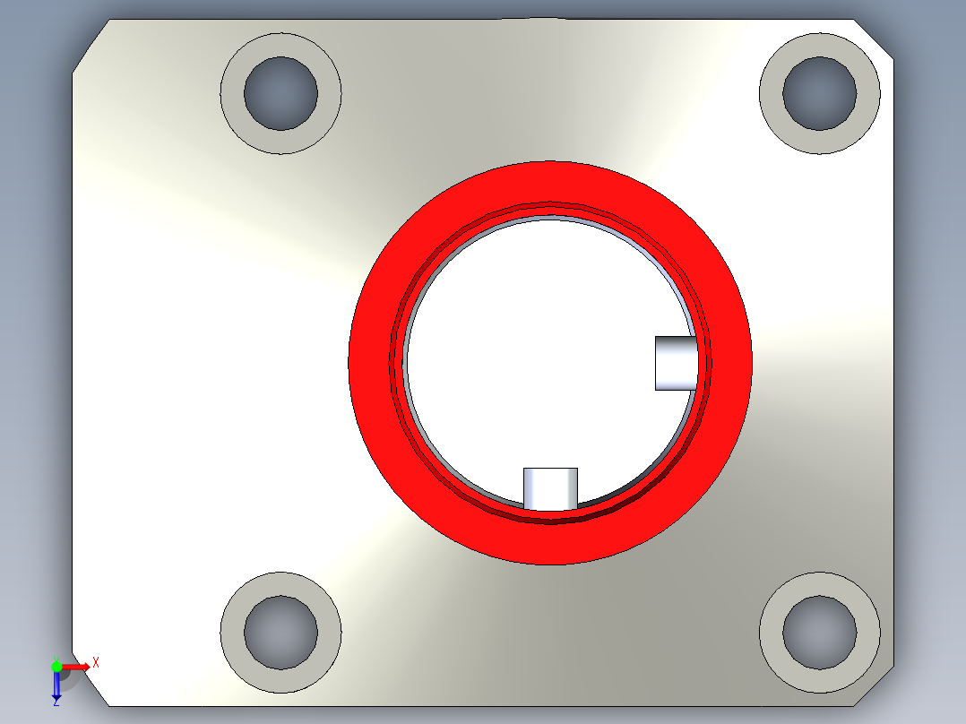 KOSMEKLHS0480-SL-F多系列多零件图纸模型俯视图