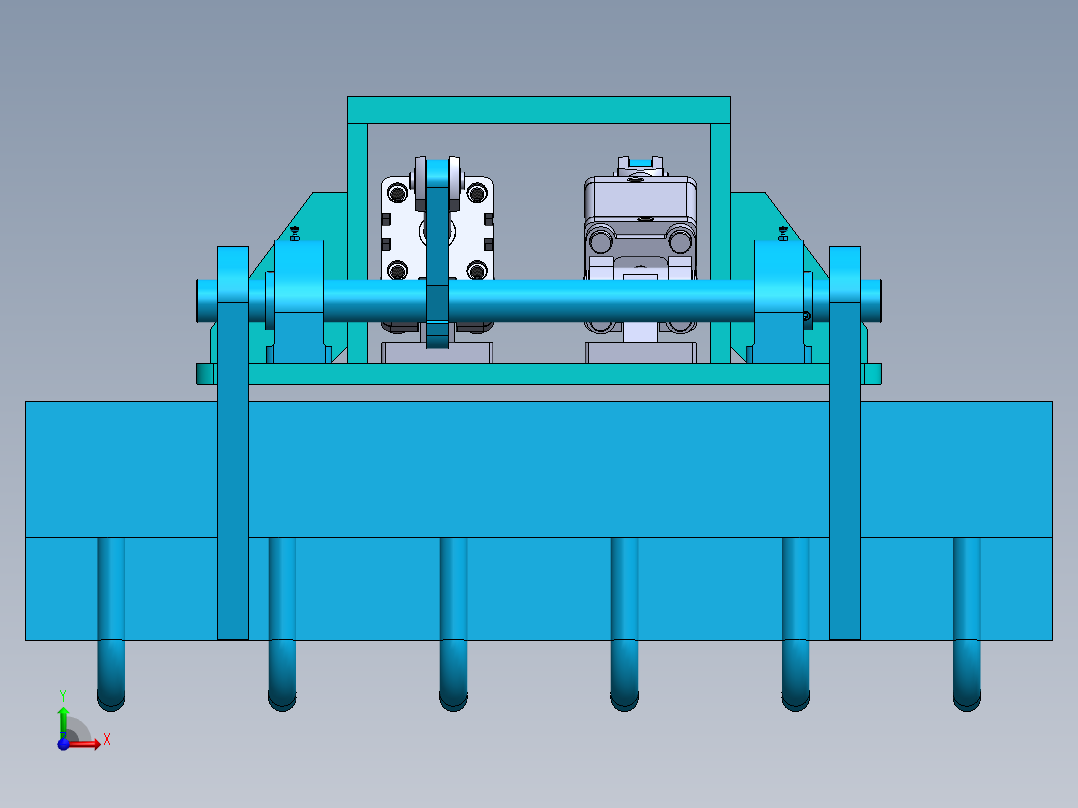 大型抓手前视图