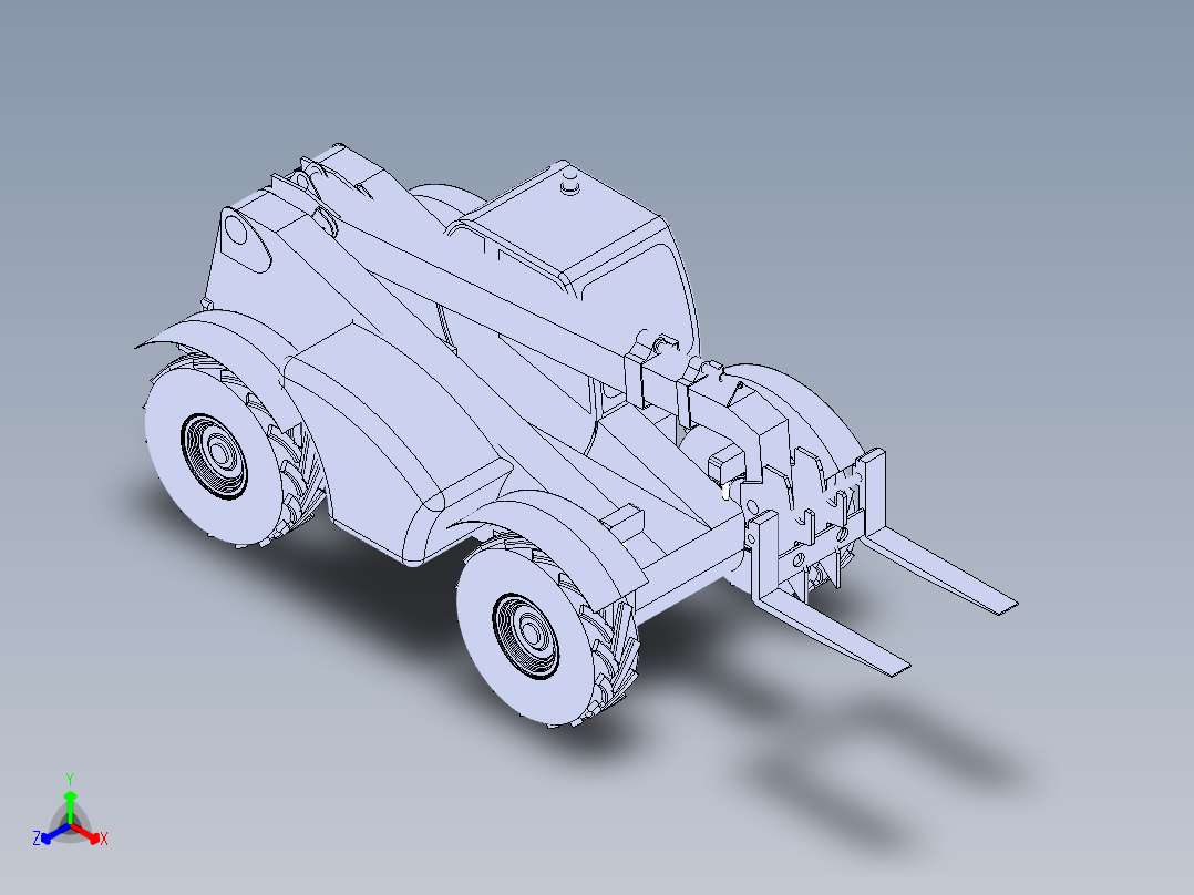 伸缩臂叉车SW模型 1140880