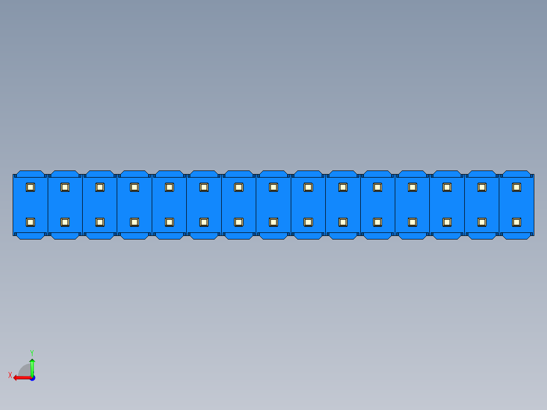 彩色公头100mil（2.54mm）系列-DS1021_blue_2x15p_100mil_Type43_rev1.0后视图