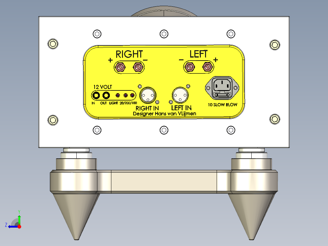 功率放大器10右视图