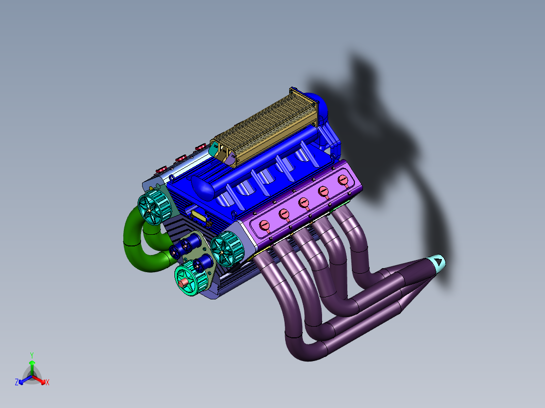 运动形自然吸气V10<span style='color: red'>发动机</span>