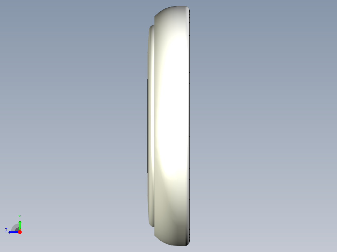 电池硬币电池锂CR2032（直径。20毫米高3.2毫米）3V右视图
