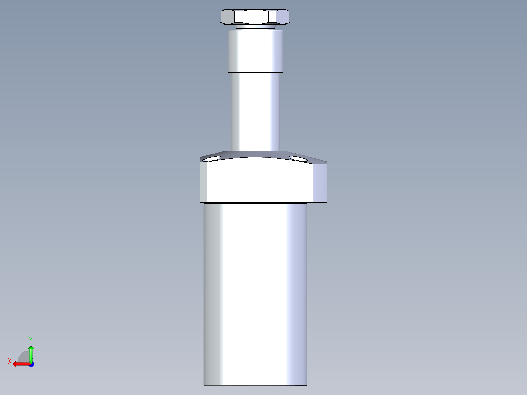 KOSMEKLHA0750-SR-Q40多系列多零件图纸模型后视图