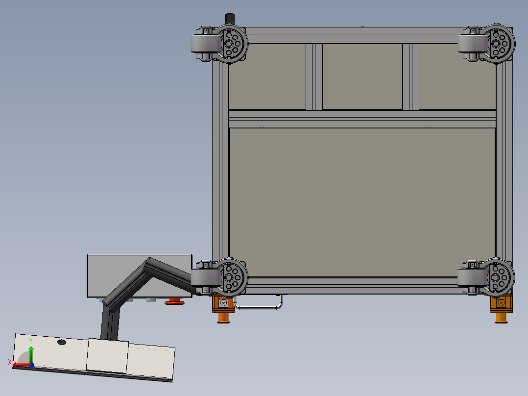 气密性检测后视图