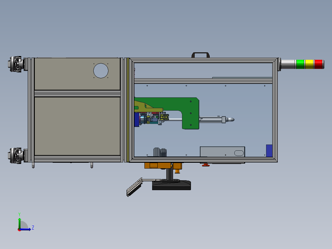 气密性检测左视图