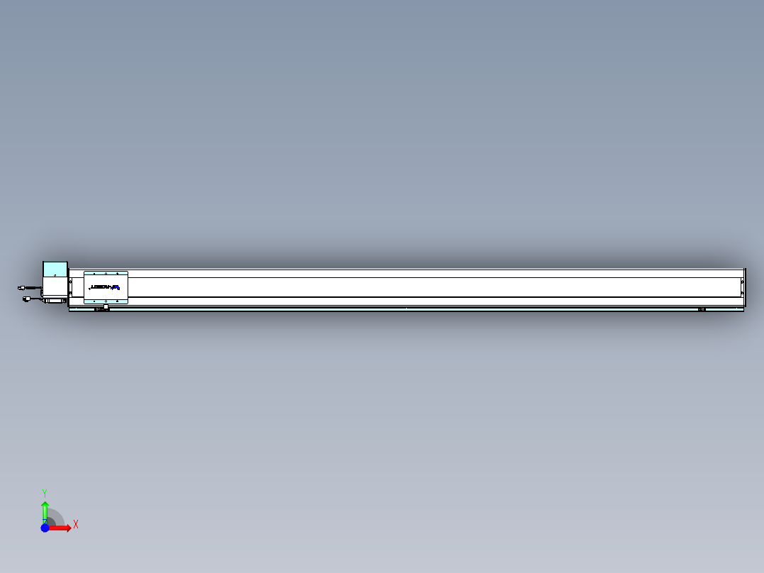 威洛博VBC同步带传动一无尘环境VBC14-L45-S2150-BRD-ZP75-C3前视图
