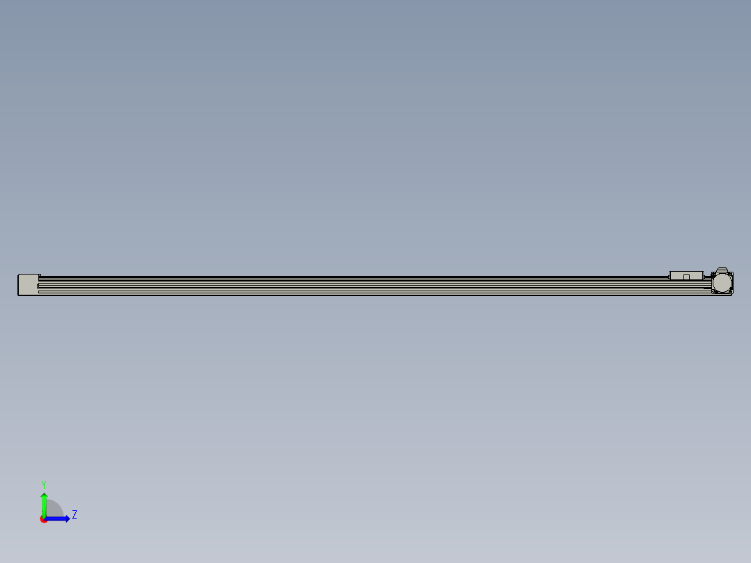 威洛博直线电机模组EB4-L80-S1650-R-57-MS3左视图
