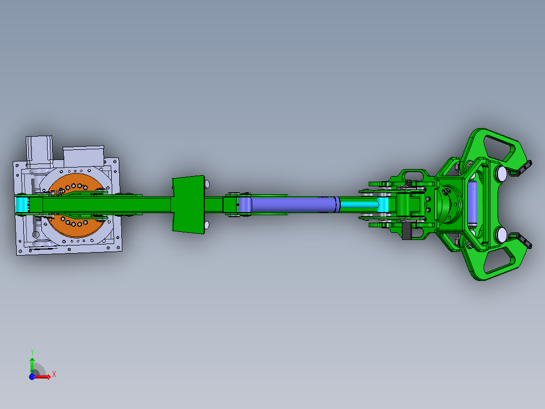 自动取料机械手臂结构设计【全套】前视图