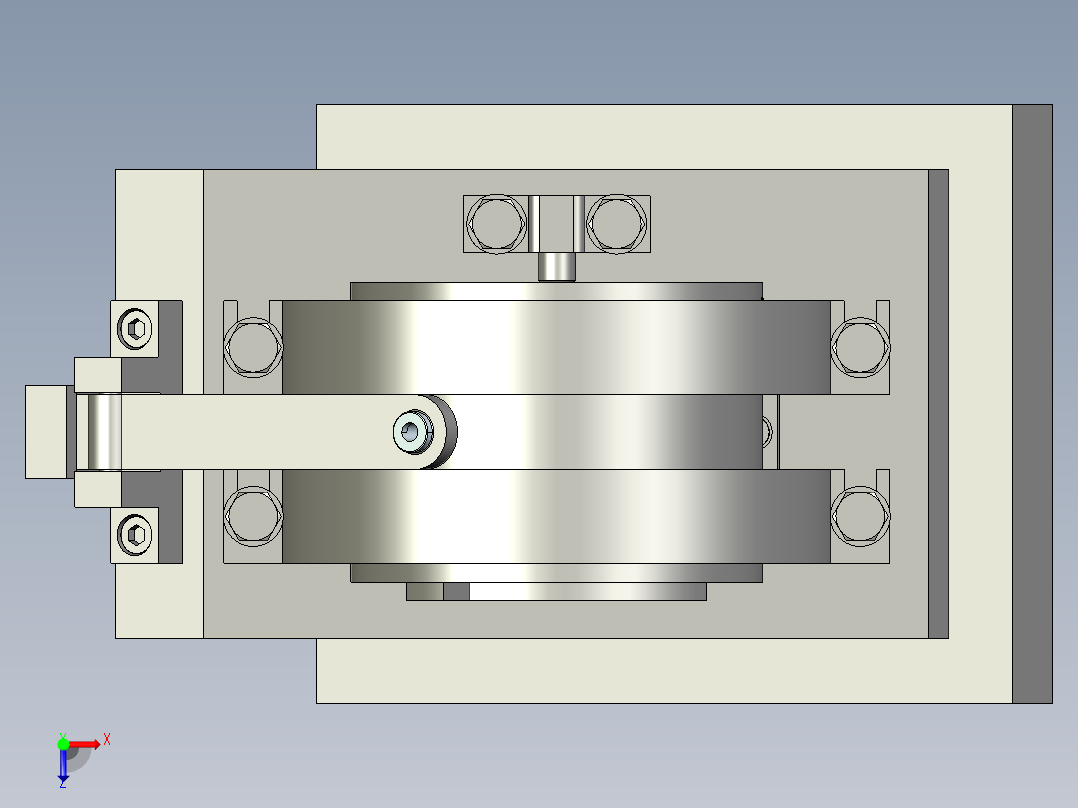 轴瓦机械加工工艺规程及钻床夹具设计含proe三维==990149==300S俯视图