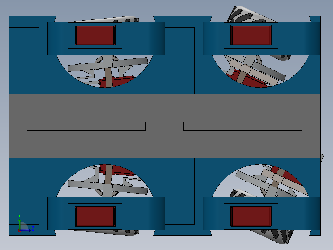 车辆车轮转向及减震机构左视图