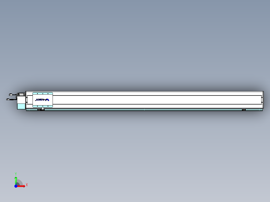 威洛博VBC同步带传动一无尘环境VBC14-L45-S1600-BLD-ZP40-C3前视图