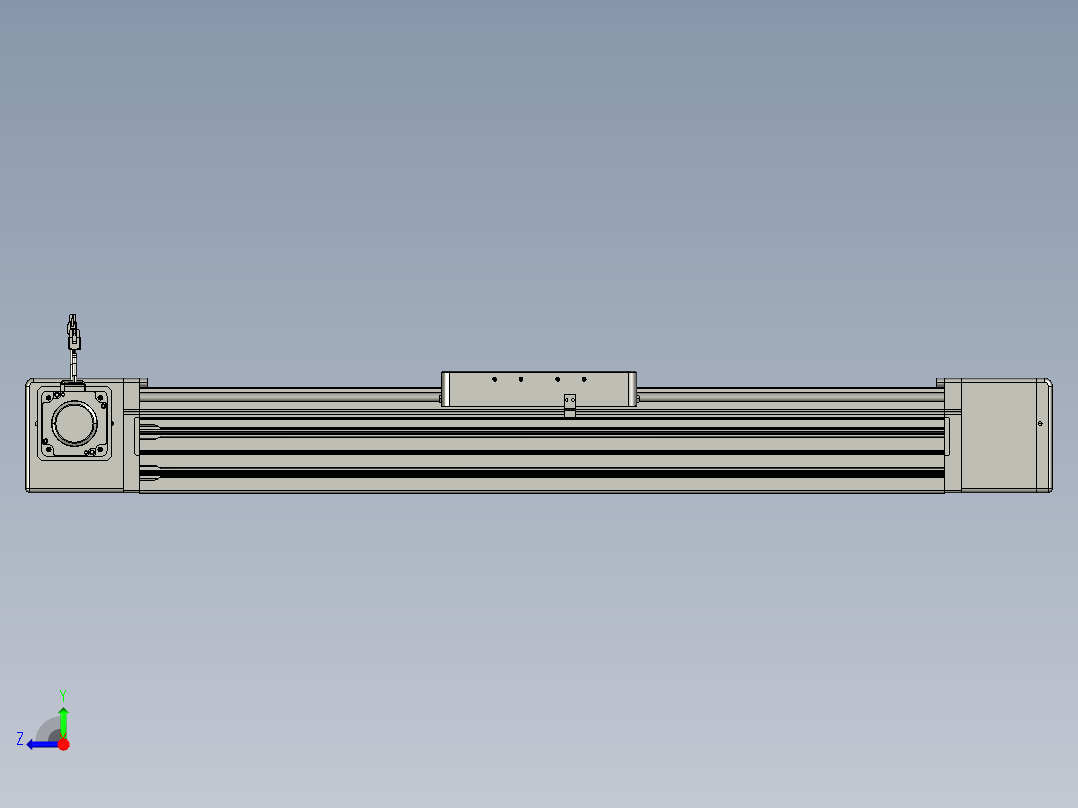 威洛博直线电机模组EB20-L224-S700-L-ZP75-MS3-5K右视图