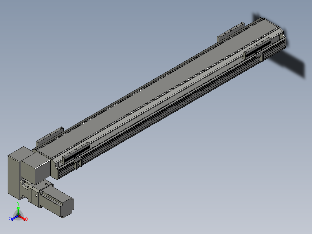 直线模组LHB17-L40-S1050-LD设计图纸