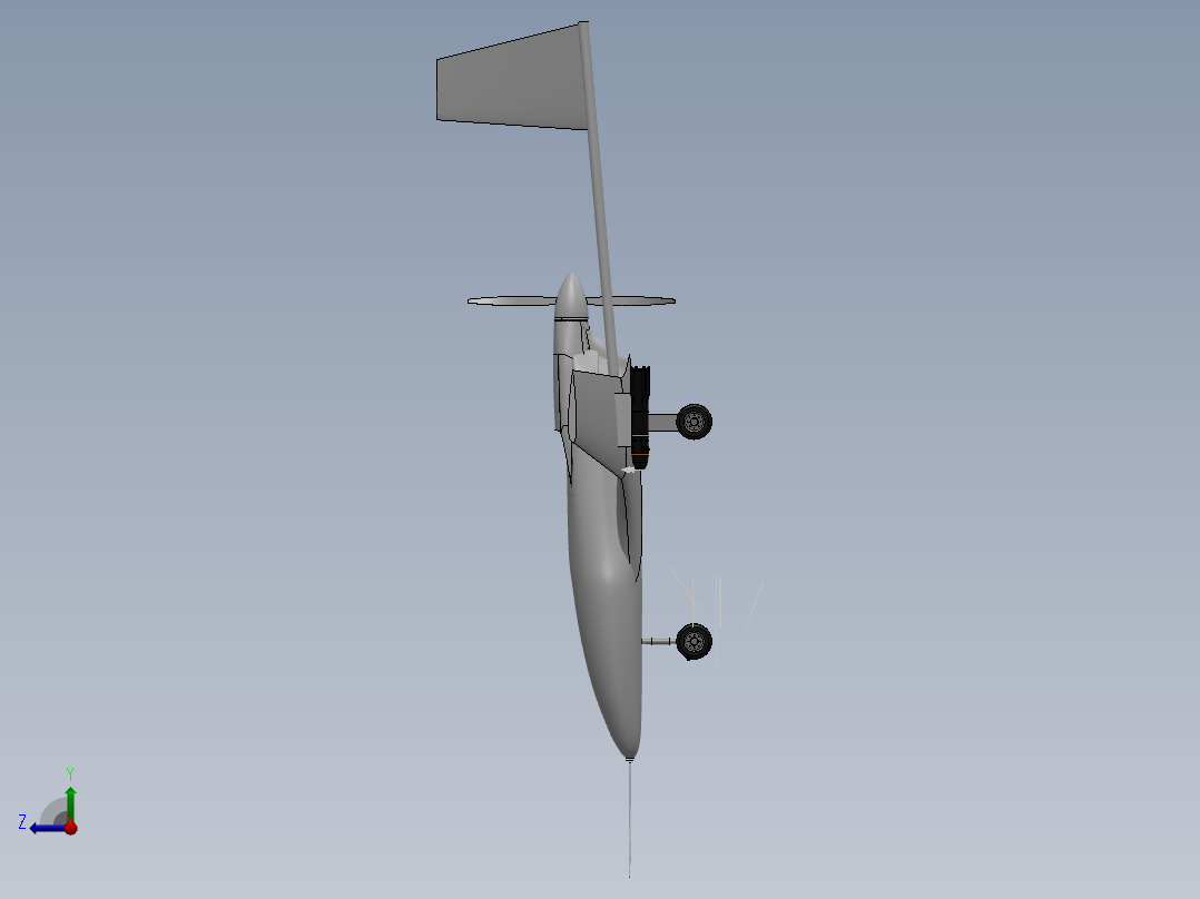 土耳其Bayraktar TB2无人机右视图