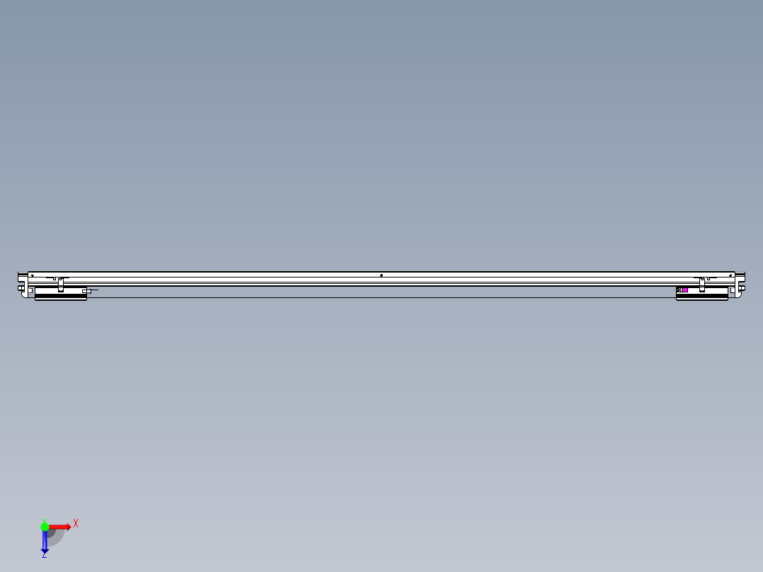 威洛博VL系列3d模型模组2VL22H2Y-S2050俯视图