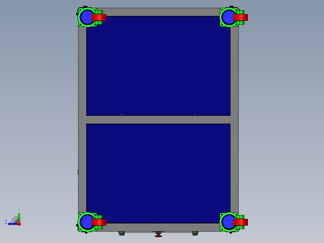 喇叭自动贴标设备右视图