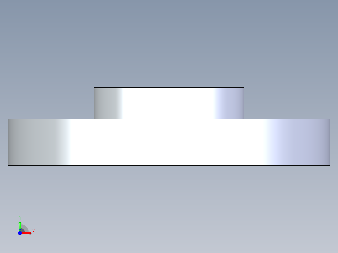 CPVC管件24-Sch80_Flange One-Piece_FPT_9852-015_1.5in前视图