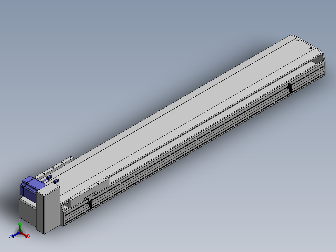 精密模组MT220-L150-1200-RU-M75-C4正等轴测图