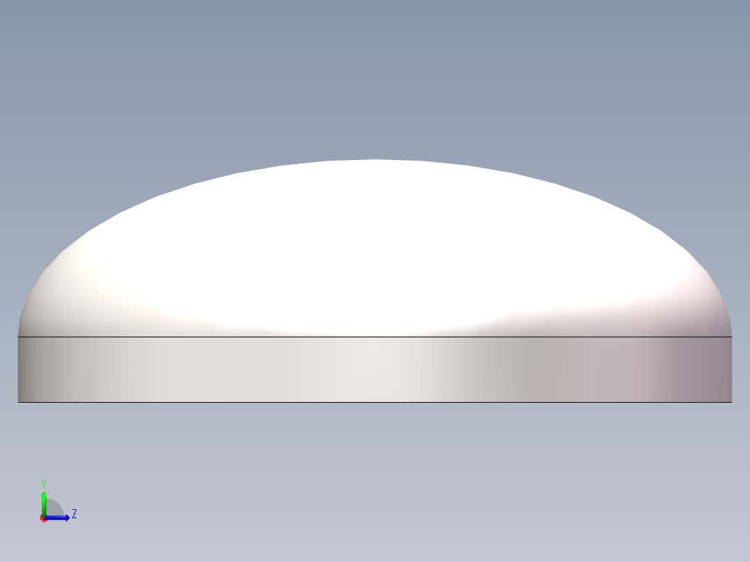 EHB椭圆形封头DN273左视图