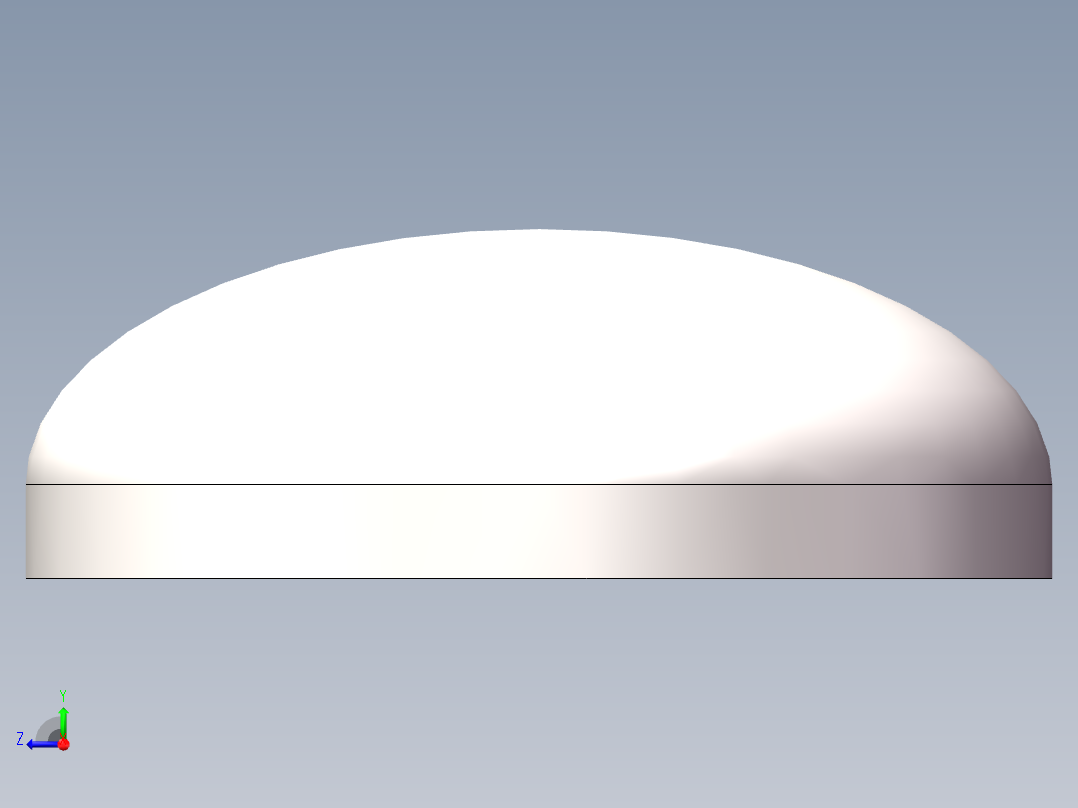 EHB椭圆形封头DN273右视图