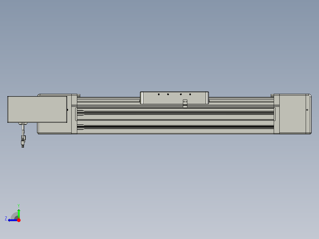 威洛博直线电机模组EB20-L224-S400-BL-ZP75-MS3-5K右视图