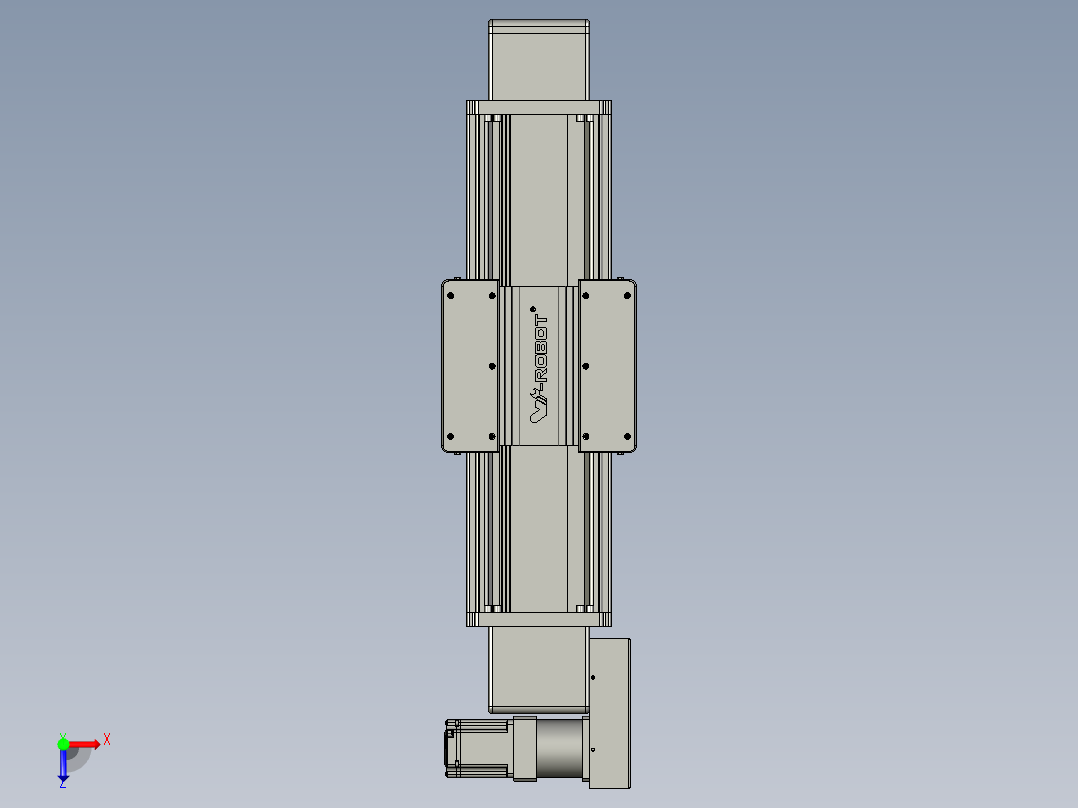 威洛博直线电机模组EB20-L224-S400-BL-ZP75-MS3-5K俯视图