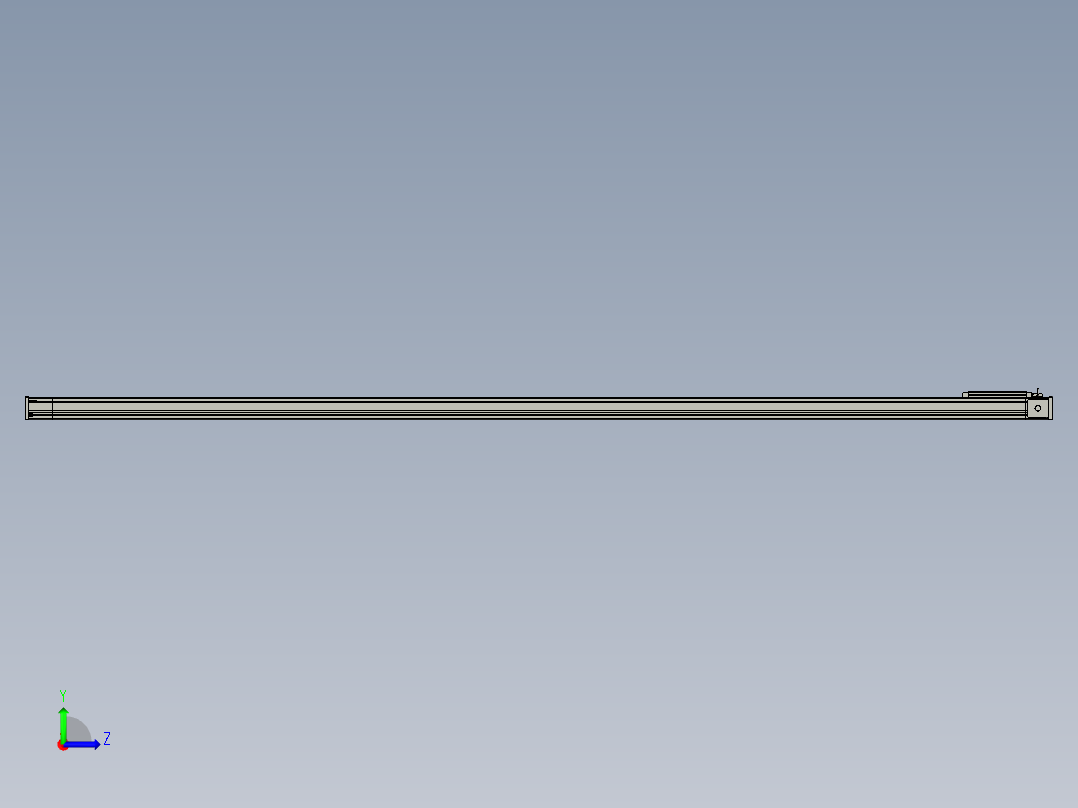 欧规系列-LB8-L150-S3300-BL-ZP75-C3左视图