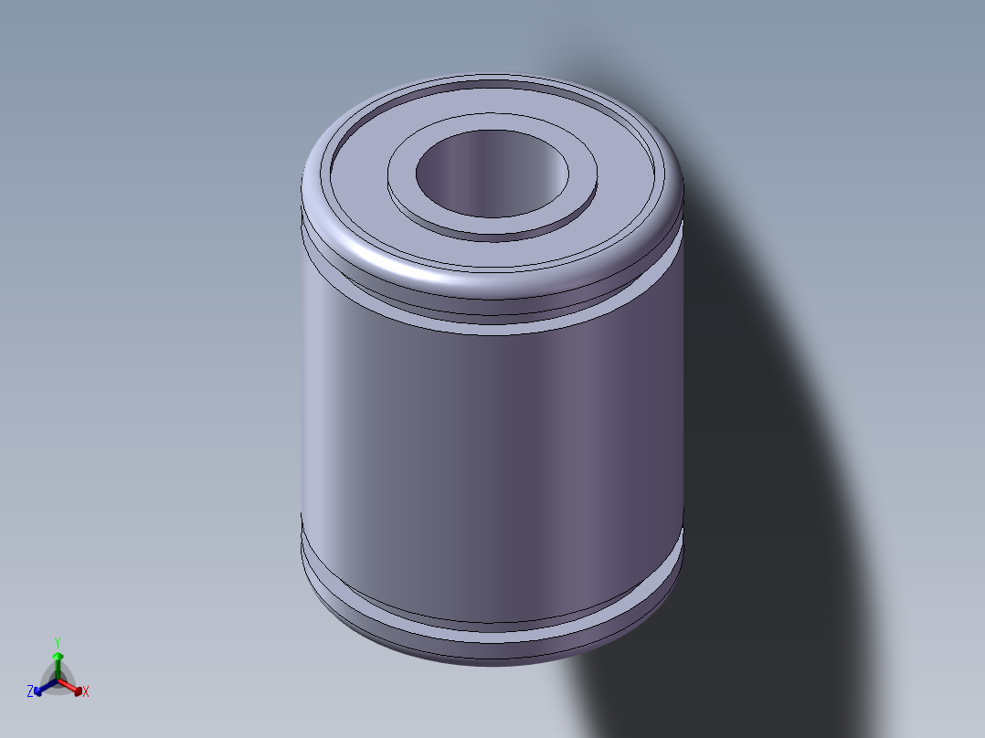 S48 轴承正等轴测图